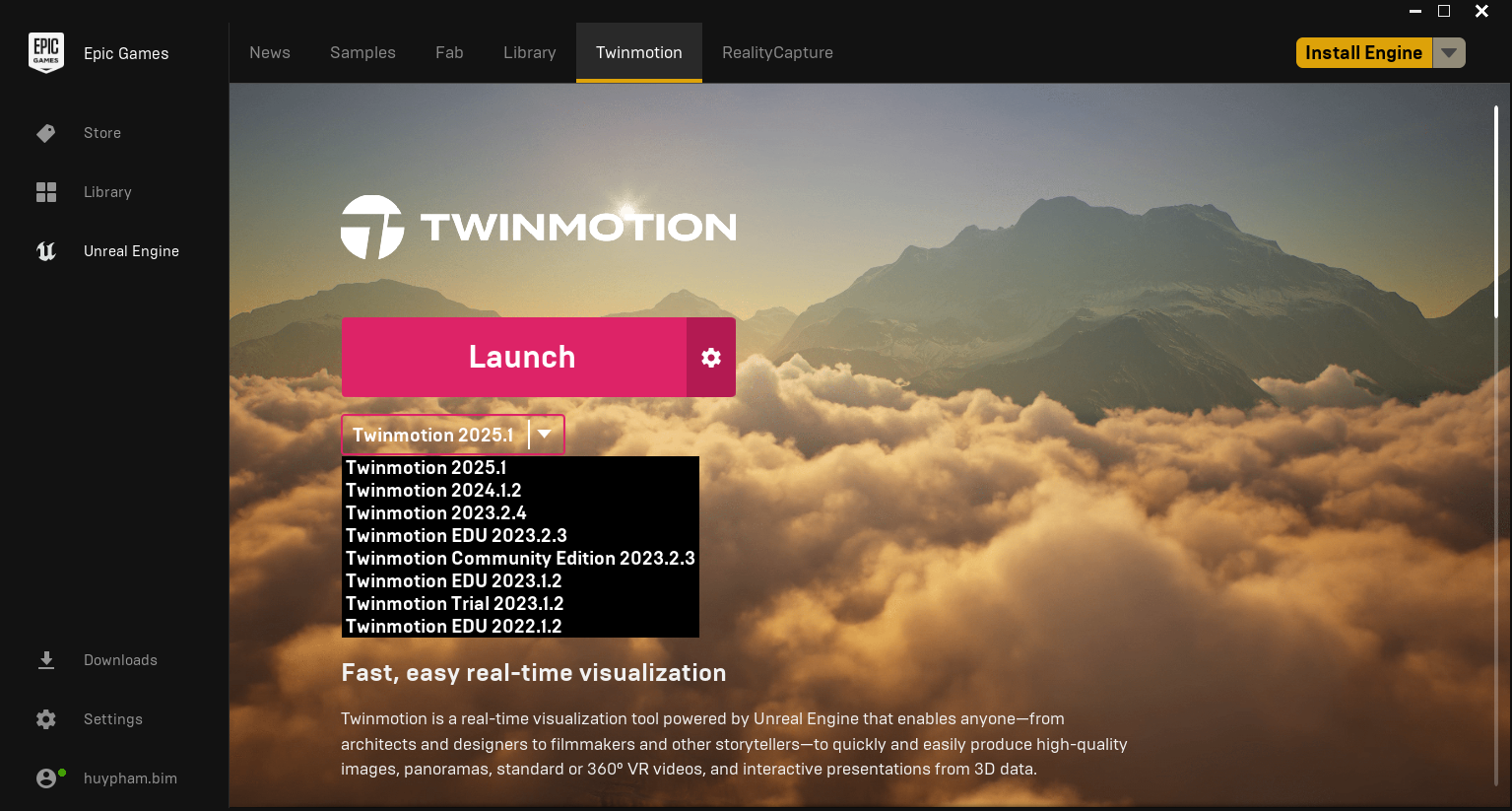 Phần mềm diễn họa Twinmotion